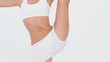 Woman doing a standing yoga position