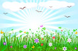 Floral background design