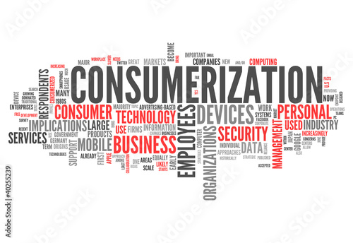 Illustration: Word Cloud "Consumerization" Word Cloud "Consumerization"