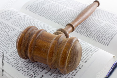 Photo: Gavel On a Legal Text Gavel On a Legal Text