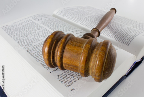 Photo: Gavel On a Legal Text Gavel On a Legal Text