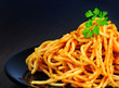 Spagetti with tomato sauce