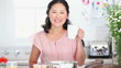 Woman drinking a cup of coffee