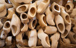 Dutch Wooden Shoes before Paint Dutch Wooden Shoes before Paint