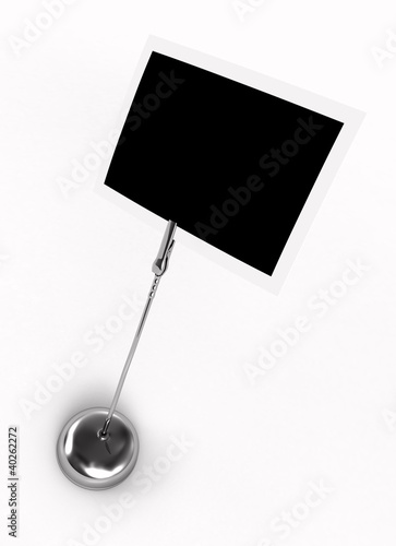 Illustration: Fotoclip Silber vor weissem Hintergrund 4 Fotoclip Silber vor weissem Hintergrund 4