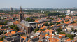 Delft Old Church from above