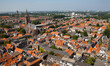 Delft Old Church and City Delft Old Church and City