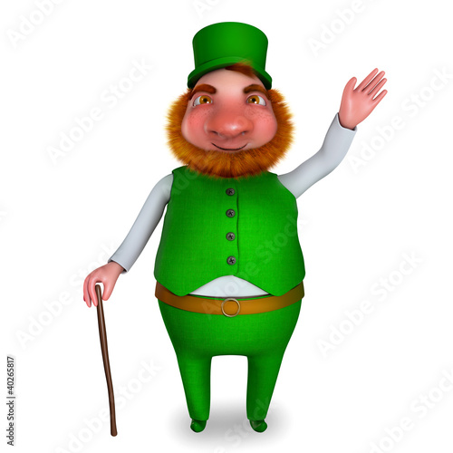 Illustration: Leprechaun St Patrick's day Leprechaun St Patrick's day