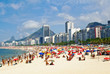 Photo: Beach Leme and Copacabana in Rio de Janeiro Beach Leme and Copacabana in Rio de Janeiro