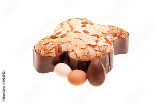 Photo: Easter Dove And Eggs Easter Dove And Eggs