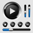 Media player button set