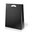 black shopping bag