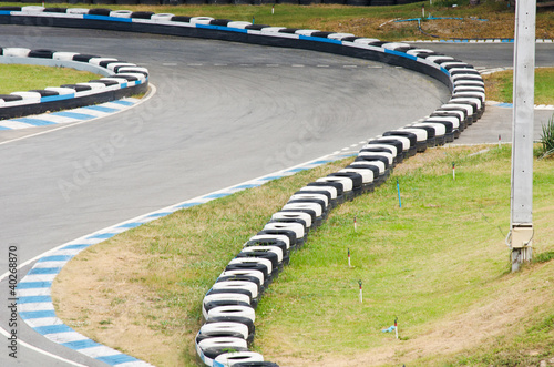 Photo: Go Kart Race Track. Go Kart Race Track.