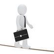 businessman to balance