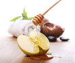 Honey and apple Honey and apple