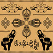 East decorative elements