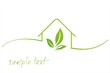 Home , leaves, green Eco friendly business logo design Home , leaves, green Eco friendly business logo design