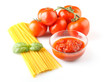 Italian Pasta, Tomato and Basil