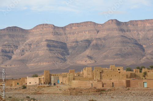 Photo: Moroccan village in the alto atlas Moroccan village in the alto atlas