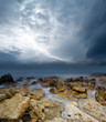 storm on sea