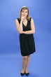 Frau im Kleid
