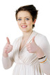 Thumbs up gesture