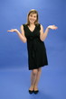 Frau im Kleid