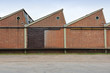 Old brick warehouse with loading dock in Bübingen Old brick warehouse with loading dock in Bübingen
