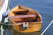 Beiboot im Hafen von Kiel, Deutschland Beiboot im Hafen von Kiel, Deutschland