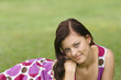 Young woman smiling, portrait