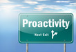 Highway Signpost "Proactivity"