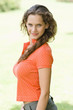 Young woman smiling, portrait