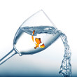 Illustration: Pure water closeup Pure water closeup