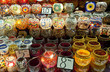 Lamps on display at the famous Covered Bazaar in Istanbul Turkey