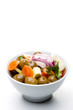 insalata di olive, cipolla carote e sedano