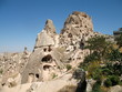 Uchisar cave city in Cappadocia, Turkey