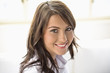 Young woman smiling, portrait