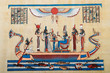 Egyptian history concept with papyrus Egyptian history concept with papyrus