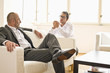 Business people discussing