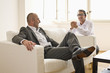 Business people discussing