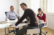 Business people sitting in office