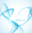new blue shiny wave composition vector