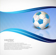 Vector illustration is a Abstract football colorful wave Vector illustration is a Abstract football colorful wave