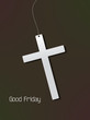 Religious and elegant background for good friday.