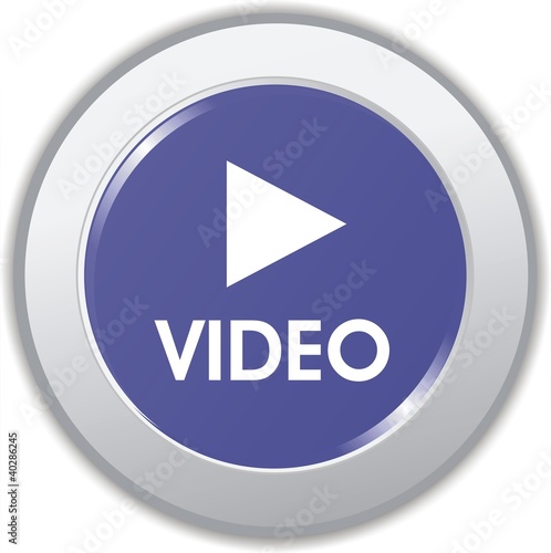 Vector: bouton video bouton video