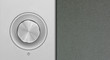 aluminum or silver volume knob button