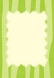 green striped frame