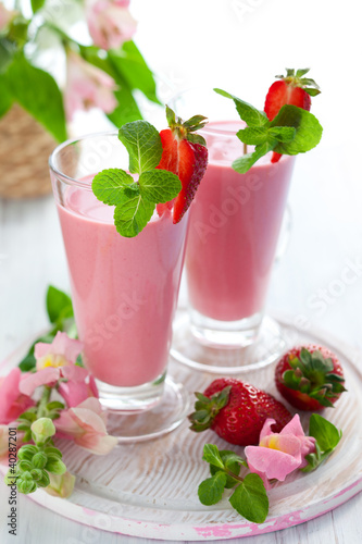 Photo: Strawberry smoothie Strawberry smoothie