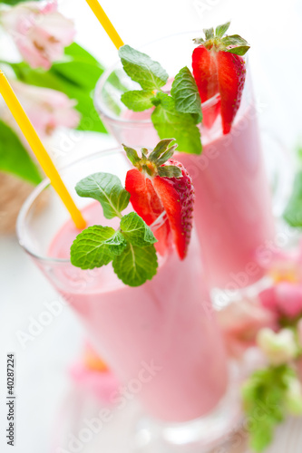 Photo: Strawberry smoothie Strawberry smoothie
