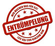 Sternen Stempel rot rel WMDFS ENTRÜMPELUNG